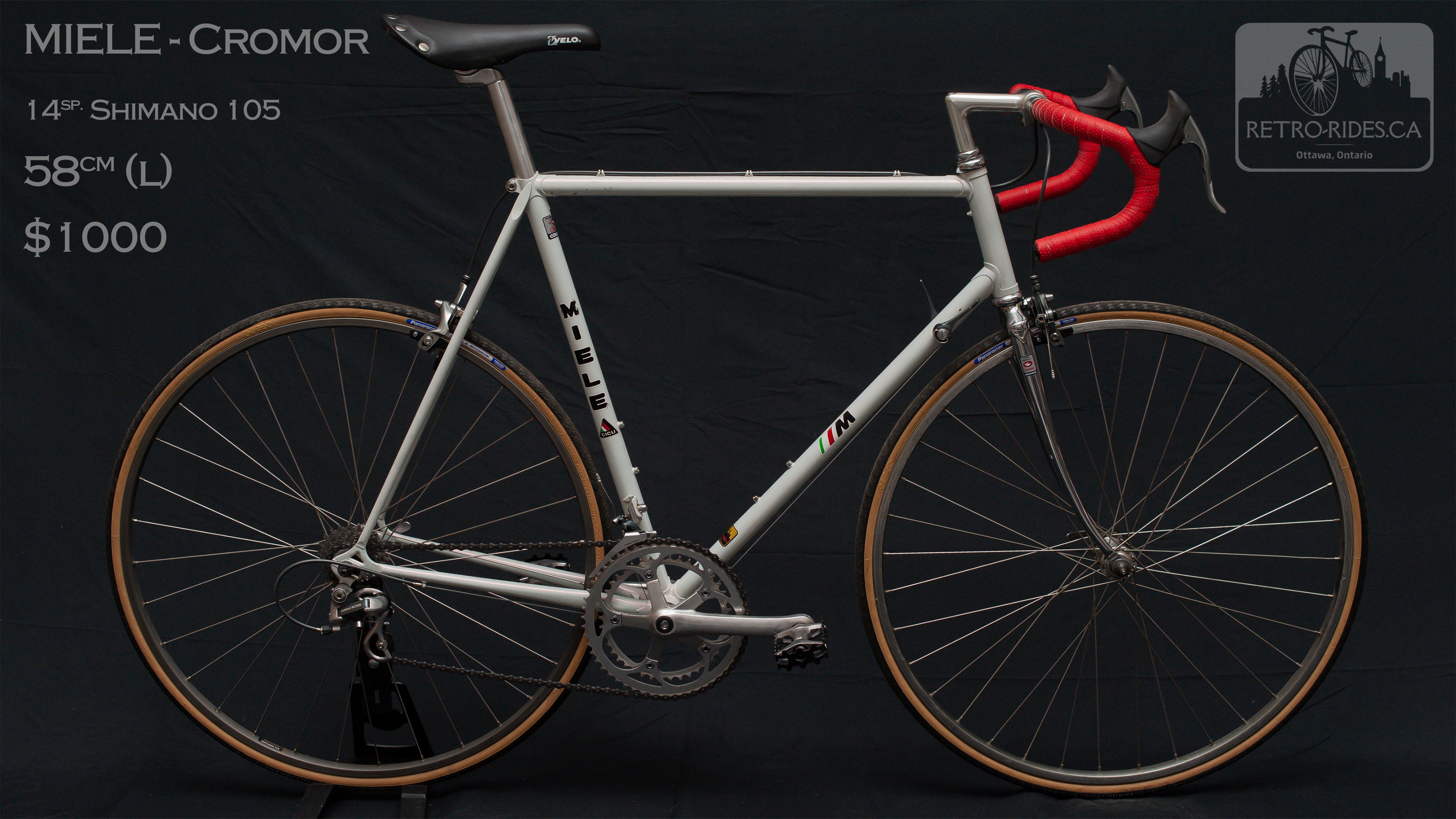 Frame Miele Bike Miele Cicli Aries Road Bike Frame Forks